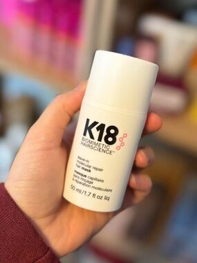 K18 Biomimetic Hairscience Leave-In Molecular Repair Hair Mask - White
